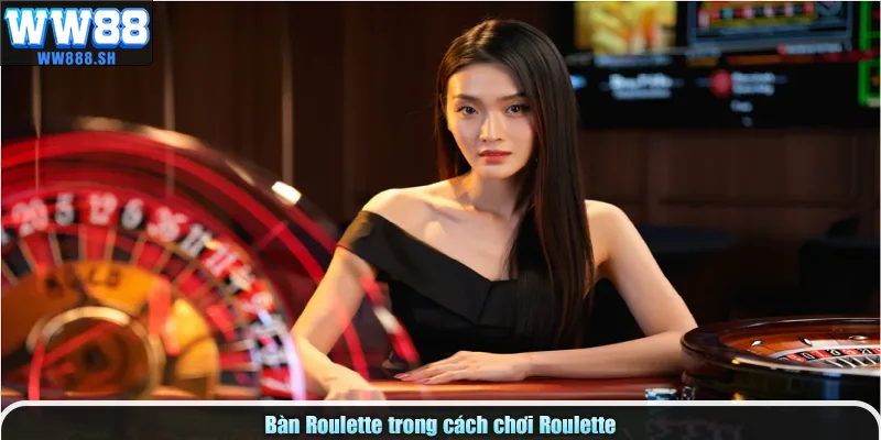 Bàn Roulette trong cách chơi Roulette
