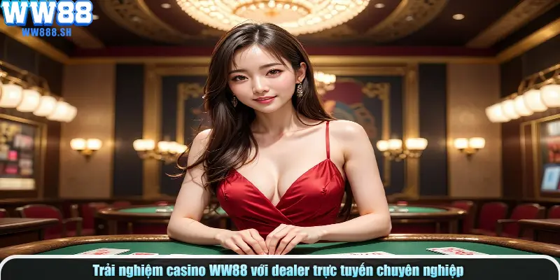 Trải nghiệm casino WW88 với dealer trực tuyến chuyên nghiệp