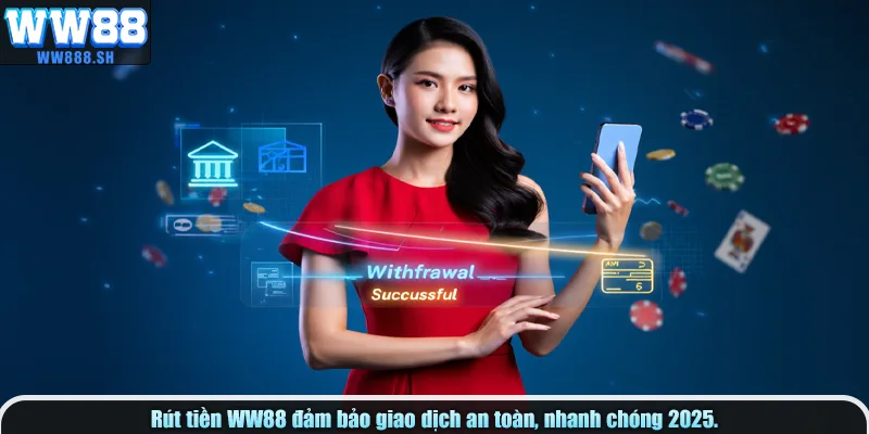 Rút tiền WW88 đảm bảo giao dịch an toàn, nhanh chóng 2025.